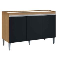 Balcão de Pia para Cozinha 120 cm Kadu 3 Portas