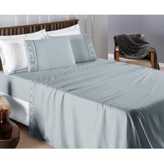 Jogo De Lençol Super King 4 Peças 300 Fios Micropercal Infinity - Bia 