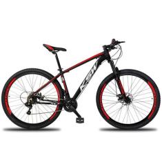 Bicicleta Aro 29 Ksw 24v Shimano, Freio Hidraulico, Trava/k7, 21", Pre