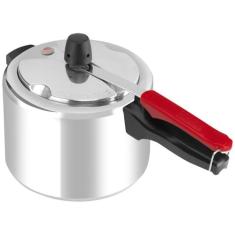 Panela de Pressão Clock 4,5L Prata Eco, 4,5L, Prata
