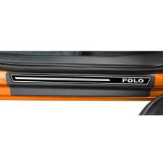 Soleira Resinada Premium Volkswagen Polo Novo 2018 19 20 21 8 Peças - 