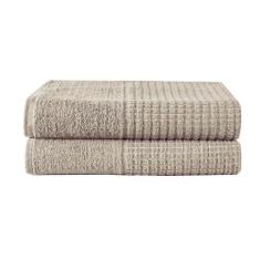 Jogo Toalhas De Banho Bege Paris 2 Peças - Dianneli