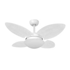 Ventilador de Teto Volare Mini Petalo Palmae Branco 220V - CasaH