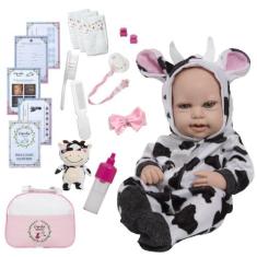 Boneca Tipo Reborn Articulado Recém Nascida Princesa Menina - Cegonha 