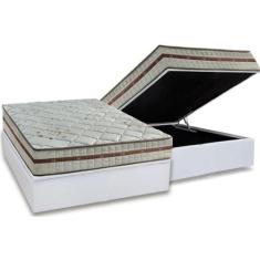 Cama Box Baú Casal: Colchão Molas Anjos MasterPocket Ensacadas Classic