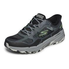 Skechers Tênis de corrida masculino Go Altitude 2.0-Rocky Hill Trail, Preto/cinza, 42