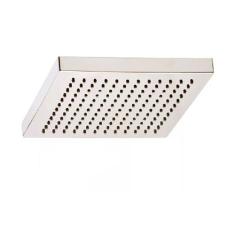 Chuveiro Ducha Quadrado Fria Art. Sem Braço 20x20 - Modelar, Prateado,