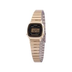 Relógio Casio Digital Vintage Feminino Mini Dourado LA670WGA-1DF
