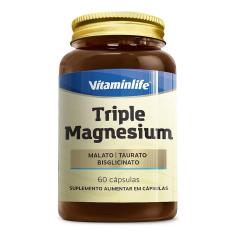 TRIPLE MAGNESIUM - 60 CáPSULAS - VITAMINLIFE 