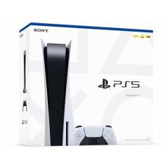 Console Playstation 5 + 01 Controle Dualsense Sony Ssd 825Gb Branco Ve