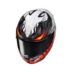 Capacete Hjc Rpha 11 Anti Venon Branco Preto E Vermelho 56 [f016]