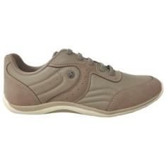 Tenis Feminino Calce Fácil Napa Elastico Conforto C3119-Feminino