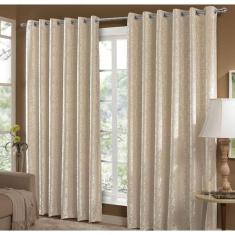 Cortina Com Ilhoses Jacquard Bari 2,00 X 1,80 Sultan