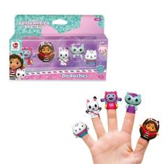Dedoches Com 5 Personagens A Casa Mágica Da Gabby 5Cm Líder