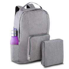 Mochila Dobrável Compacta Topget, Cinza
