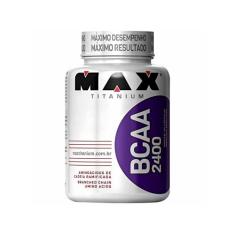 BCAA 2400 - 100 Cápsulas - Max Titanium, Sem sabor