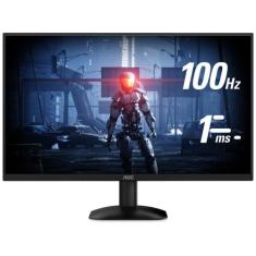 Monitor AOC 24", 100Hz 1ms Gaming HDMI Preto Resolução Máxima: 1920x10
