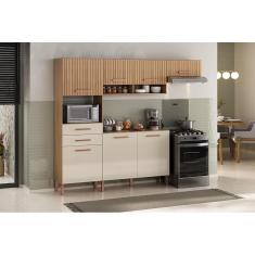 Cozinha Compacta Atualle Fortaleza 187cm 7 Portas 2 Gavetas MDP 