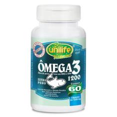 Ômega 3 60 Cápsulas 1200mg Óleo de Peixe - Unilife