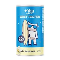 +Mu Pote Whey Concentrado Sabor Baunilha 18g Proteína - 450g