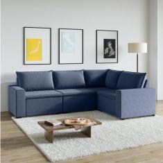 Sofá Modular de Canto 4 Módulos Zen CabeCasa MadeiraOriginals - CabeCa