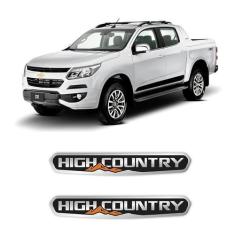 Par De Adesivos Emblema High Country Coluna S10 Resinado - SPORTINOX, 