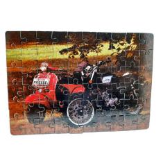 2 Quebra-Cabeça Cognitivo Idosos Motocicletas  60 pc - Coleção TEA e A