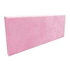 Cabeceira Painel Clean Para Cama Box Casal 160 Cm Rosa Bebê