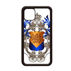 Capa com emblema de cavaleiros medievais da Europa para iPhone 12 Pro Max para Apple Mini Mobile Case