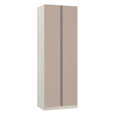 Guarda-Roupa Solteiro Luciane 2 Portas Prime Plus 80 cm