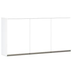 Armário Perola 120 Cm 3 Portas Luciane Branco Polar