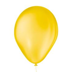 Balão Imperial N.070 Amarelo Sol, Pacote com 50, São Roque