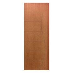 Porta de Madeira Semi-Oca Belíssima 12 Rodam Padrão Imbuia - 2.10 (A) 