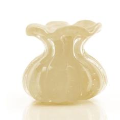 Vaso Trouxinha Em Cristal Murano Pérola - São Marcos