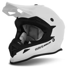 Capacete Esportivo Enduro Profissional Motocross Solid Trilha Off Road