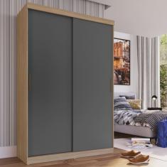 Guarda-Roupa Solteiro 2 Portas Correr 2 Gavetas Tuco Yescasa