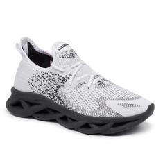 Tênis Ortopédico Leve Masculino Caminhada Nuvem Esportivo Branco Asc -