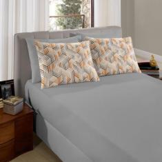 Jogo de Lençol Box Casal Padrão 3 Peças Malha 100 Algodão  - Sul brasi