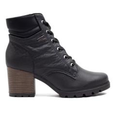 Bota Coturno Feminina Dakota Salto Bloco Tratorado Preto, Preto, 37