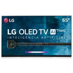 Smart TV LG OLED Ultra HD 4K com Controle Smart Magic, AI Picture, Dolby Atmos  e Wi-Fi - OLED65E9PSA