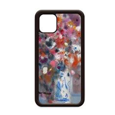 Capa de pintura a óleo XJJ colorida de flores para iPhone 12 Pro Max para Apple Mini Mobile Case