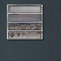 Janela de Alumínio Basculante 80x80cm Linha Plus Lux Esquadrias Branco