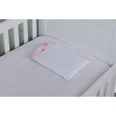 Jogo de Lençol De Berço Americano Bebê Estampas Variadas (Balão Pink)