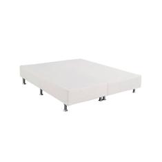 Cama Box Base Queen Light Tecido White (158x198x24) - Ortobom