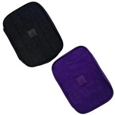 Kit 2 Estojos Yepp Box Necessaire Maquiagem Infantil Escolar Reforçado