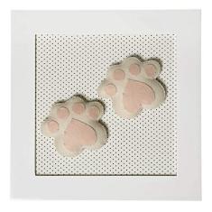 Potinho de Mel Quadro Decorativo Patinhas De Ovelha Quarto Bebê Infantil Menina Menino