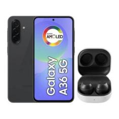 Smartphone Samsung Galaxy A36 128GB 5G 6GB RAM  + Galaxy Buds FE sem Fio-Unissex