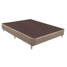 Base Sommier Linho Casal 138x188x23cm Ortobom Bege