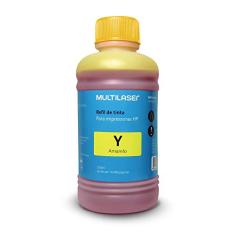 Refil de tinta para impressoras HP 205ml Amarelo Multilaser - RF012