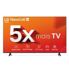 Smart TV LG NanoCell NANO80 4K de 86 polegadas 86NANO80  - 86NANO80TSA